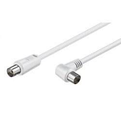 coaxial cable  keraias-TV-male to 90°-female
